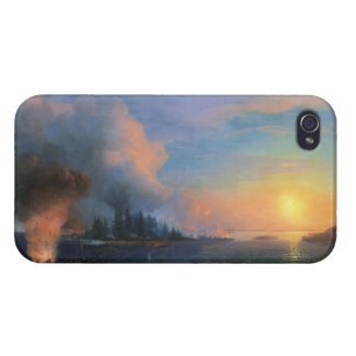 The Battle of Bomarsund Ivan Aivazovsky seascape Case For iPhone 4