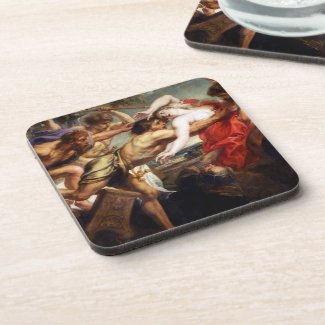 The Battle of Centaurs and Lapiths Drink Coaster