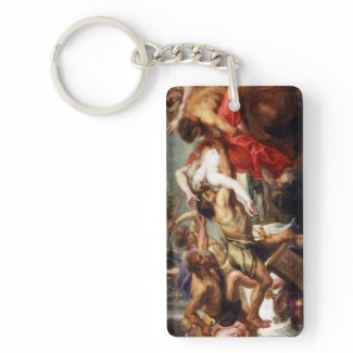 The Battle of Centaurs and Lapiths Keychains