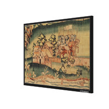The Battle of Jarnac Stretched Canvas Prints
