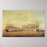 The Battle of Negapatam, 6 July 1782, 1786 Print