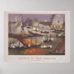 The Battle of New Orleans by Thomas S. Sinclair Print