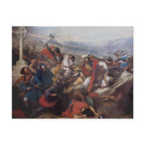 The Battle of Poitiers Postcard
