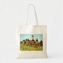 The Battle of Prairie Dog Creek by Ralph Heinz Tote Bag