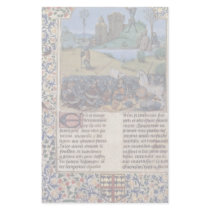 The Battle Of Roncesvalles Roland Blows His Horn B Stationery Paper