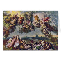 The Battle Of The Huns By Wilhelm Von Kaulbach Cards