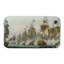 The Battle of Trafalgar, 21st October 1805, engrav iPhone 3 Case
