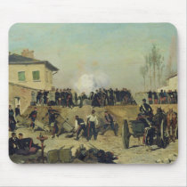 The Battle of Villejuif, Siege of Paris, 1870 Mousepads