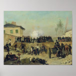 The Battle of Villejuif, Siege of Paris, 1870 Print