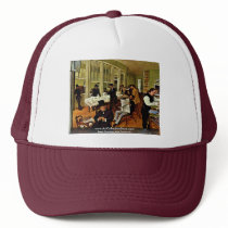 The Baumwollfaktorei By Edgar Degas Trucker Hat