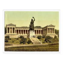 The Bavaria, with Temple of Fame, Munich, Bavaria, postcards