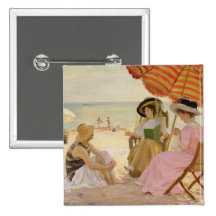 The Beach, 1929 Button