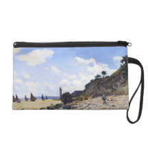 The Beach at Honfleur, 1865 Claude Monet Wristlet