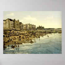 The beach at Ostend Belgium Print