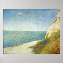 The Beach by Georges Seurat Posters