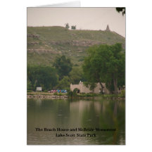 The Beach House and McBride Monument Card