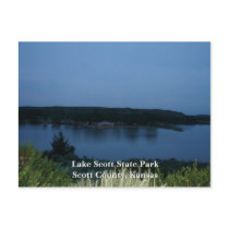 The Beach House-Lake Scott State Park postcards