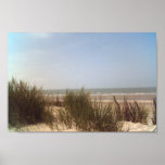 the beach in Ostende Belgium Print