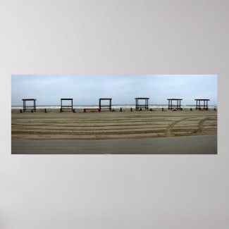 The Beach: Port Aransas Texas Print