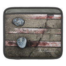 the Beaches, Toronto - sand collage Sleeve For Ipads