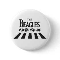 THE BEAGLES BUTTON