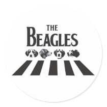 THE BEAGLES STICKER by naianamss THE BEAGLES STICKER