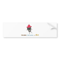 The Bear dying of old age(without beard) bumper stickers