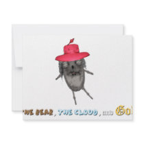 The Bear dying of old age(without beard) Personalized Invites