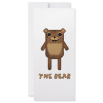 The Bear from "The Bear, The Cloud, And God" Custom Rack Cards