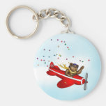 The Bear Pilot  Keychain