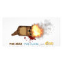 The Bear's head on fire Photo Card