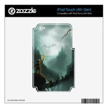 the beast returns fantasy dragon skins for iPod touch 4G