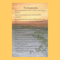 The Beatitudes Poster (vertical) posters