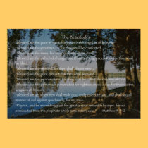 The Beatitudes Version 2 posters