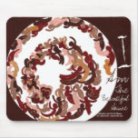The Beautiful Dance-Positive Uplifting Peace Art Mouse Pads