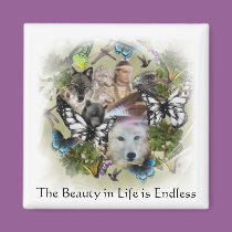 The Beauty in Life is Endless magnets