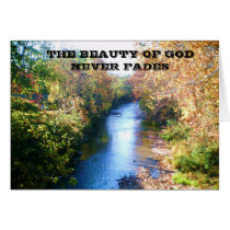 THE BEAUTY OF GODS LOVE GREETING CARD