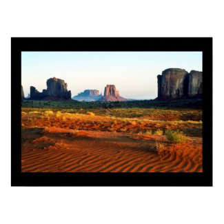 The Beauty of Monument Valley print