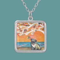 the beauty of orange necklaces