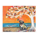 the beauty of orange postcard
