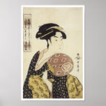 The Beauty Ohisa, Utamaro, 1792-95 Print