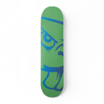 the Beaver Green Background Skate Board Decks