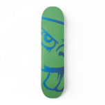 the Beaver Green Background Skate Board Decks
