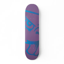 the Beaver Purple Background Skate Board