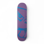 the Beaver Purple Background Skate Board
