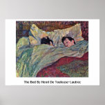 The Bed By Henri De Toulouse-Lautrec Posters
