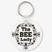 the bee lady keychains