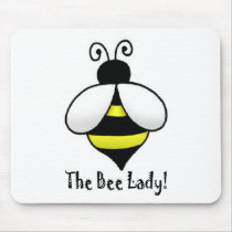 The Bee Lady Mouse Pad