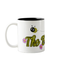 the bee lady with flowers mugs