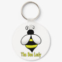 The Bee Lady yellow keychains